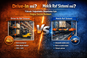 Drive-In mi Mekik Raf Sistemi mi? Yüksek Yoğunluklu Depolama İçin Doğru Seçim Rehberi