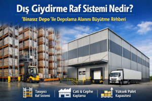 Dış Giydirme Raf Sistemi Nedir? “Binasız Depo” ile Depolama Alanını Büyütme Rehberi